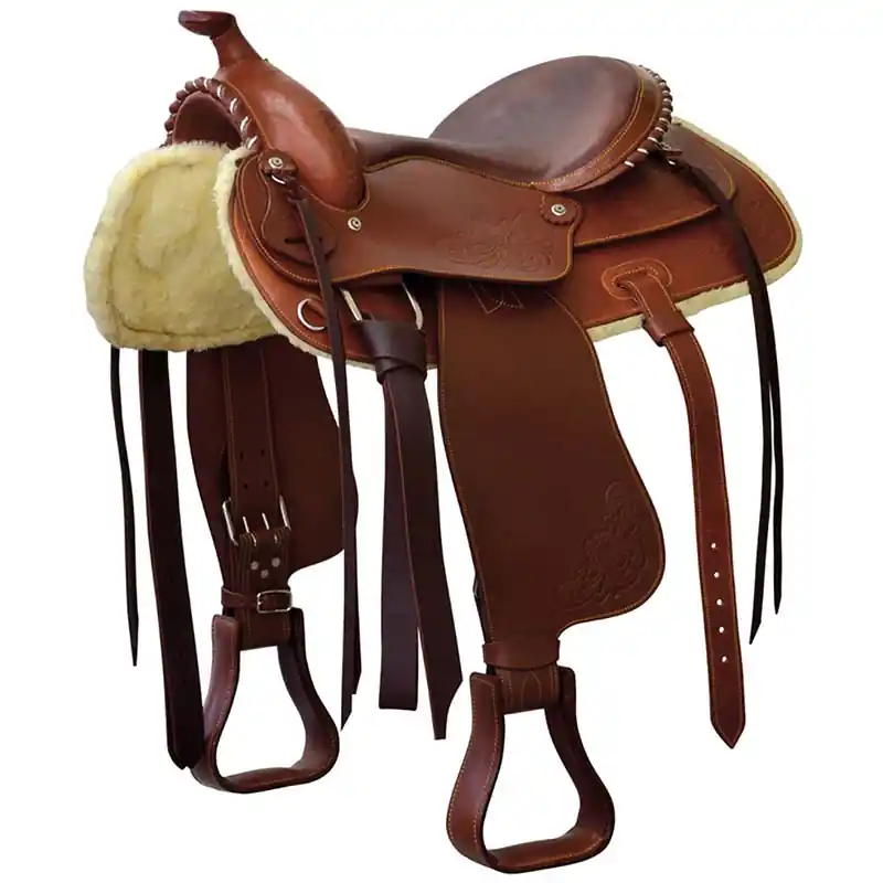 Meistverkauft WESTERN SATTEL ORION AUS GEFETTETEM LEDER, SITZ AUS GLATTEM LEDER