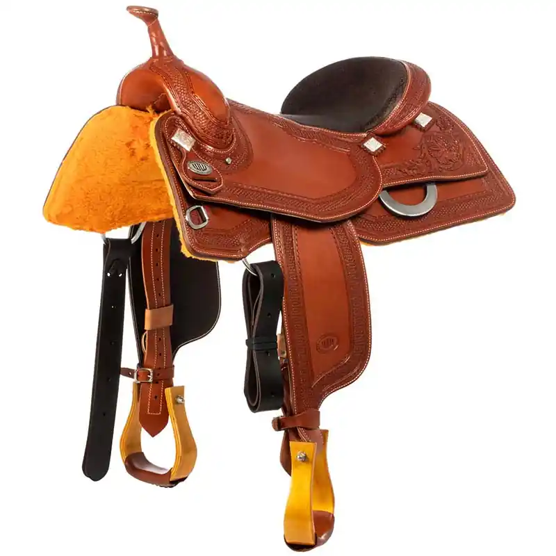 Markenware WESTERN-SATTEL WEST WOOD FÜR CUTTING UND TEAM PENNING