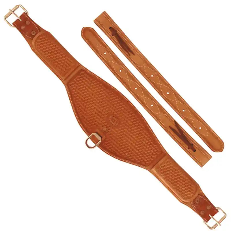Heißes Angebot WESTERN HINTEN SATTELGURT POOL'S BASKET TOOL LEDER