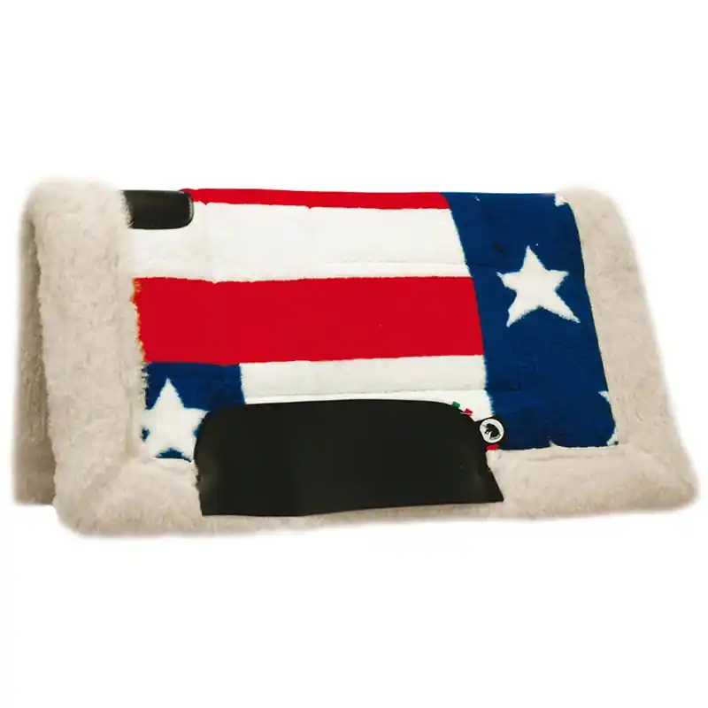 GEPOLSTERTE WESTERN SCHABRACKE mit US-FLAGGE Preisknaller