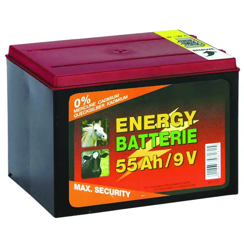 TROCKENBATTERIE 5.000 Stunden 9 V / 55 Ah Bestpreis