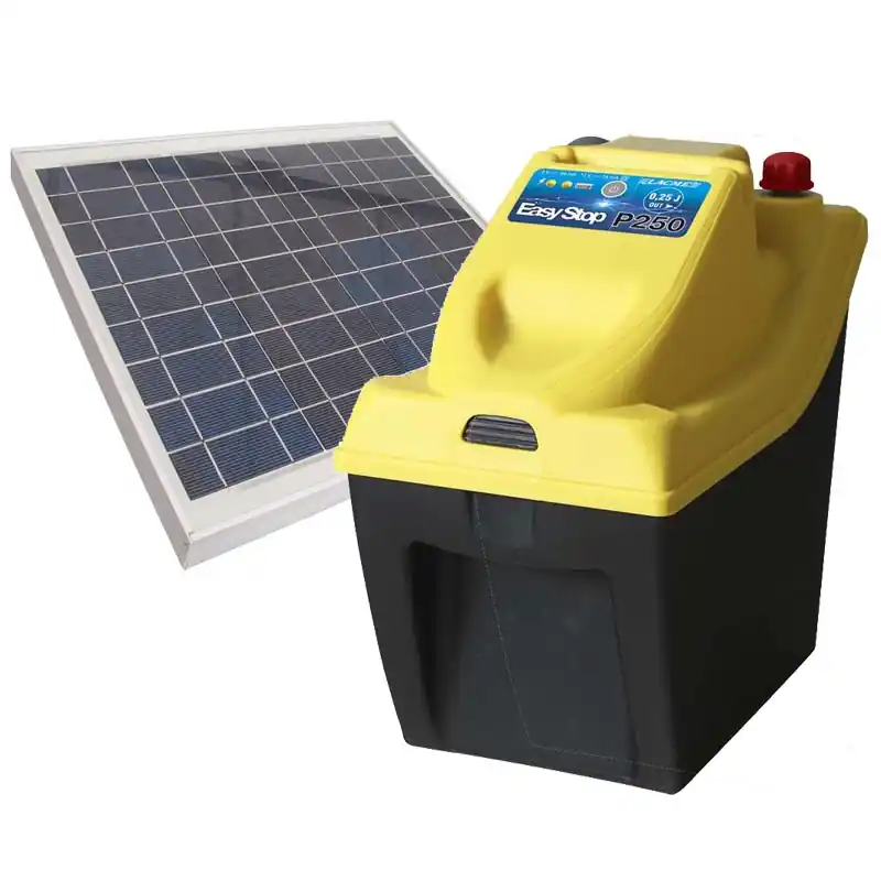 Angebot ELEKTROZAUNGERÄTS LACMÉ MODELL EASY STOP 250 SOLAR MIT INTEGRIERTEN 2W SOLARPANEL