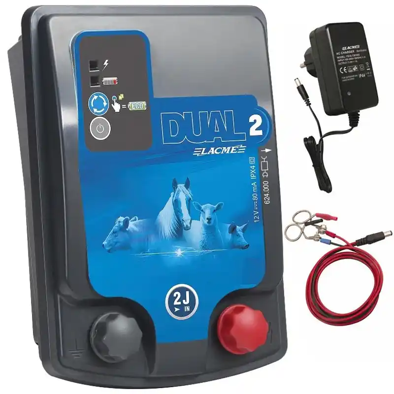 Finale Aktion ELETTRIFIZIERE LACME D2 DUAL CURRENT UND AKKU 12V, 1 JOULE