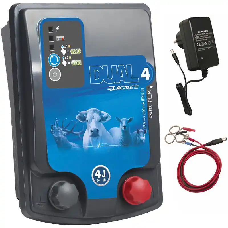 Expressversand ELETTRIFIZIERE LACME D4 DUAL CURRENT UND AKKU 12V, 3 JOULE