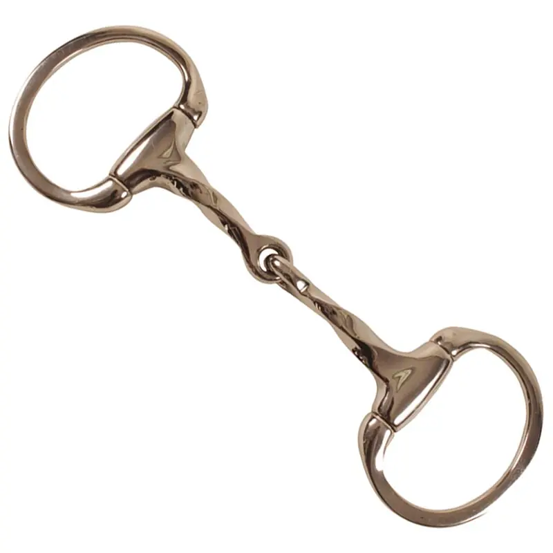 Geprüft SNAFFLE EGG BUTT BIT EDELSTAHL TWIST