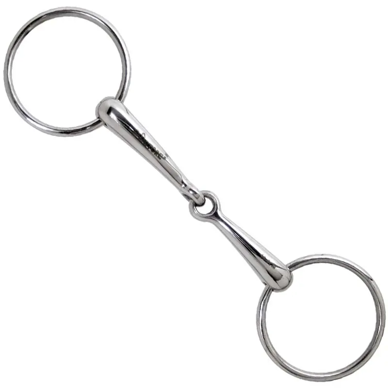 Zertifiziert JOINTED SNAFFLE RING BIT MIT SATIN MUNDSTÜCK