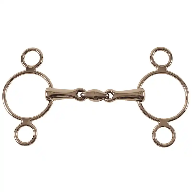 Neue Kollektion PESSOA GAG BIT EDELSTAHL-DOPPELGELENK 3 RING CHEEKS
