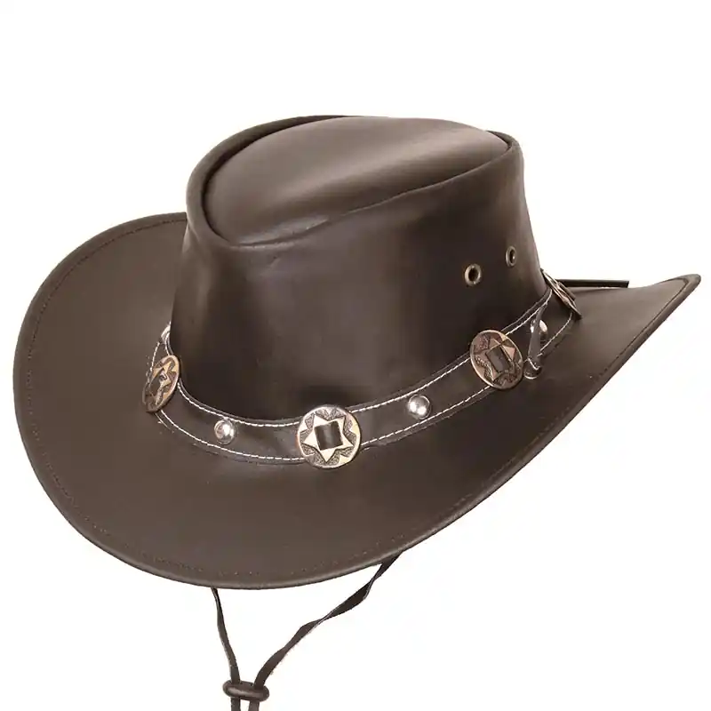 Garantierte Lieferung AUSTRALIEN LEDERHUT MODELL CONCHO UNISEX
