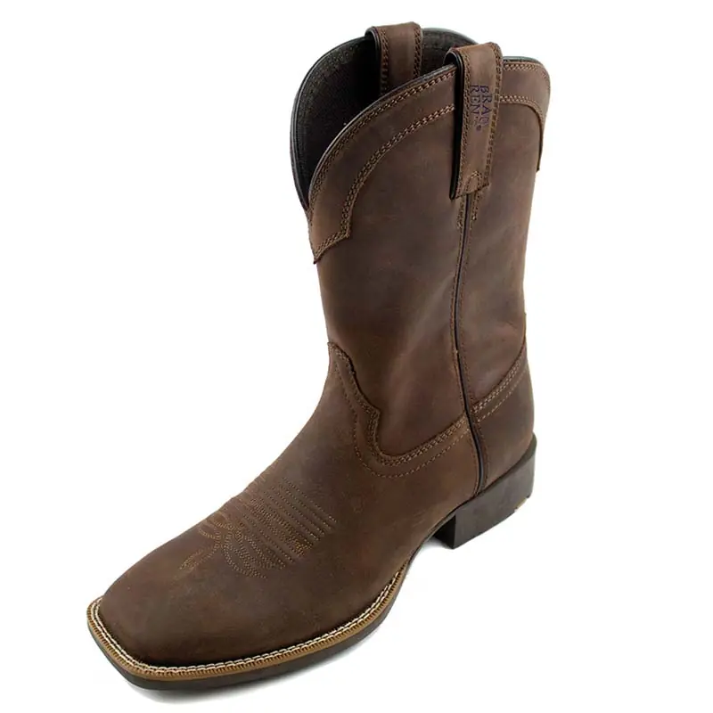 Unisex Westernstiefeletten Brad Ren’s aus Leder mit Knöchelverstärkung Direktkauf