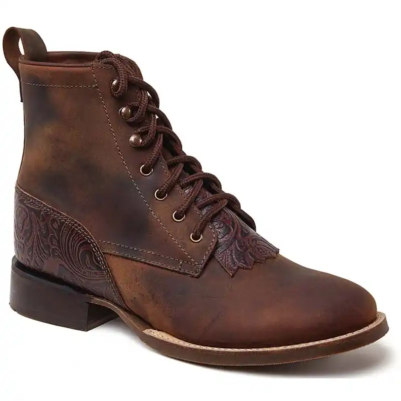 Wochenendangebot WESTERN UNISEX NIEDRIGE STIEFELETTEN MIT SCHNÜREN