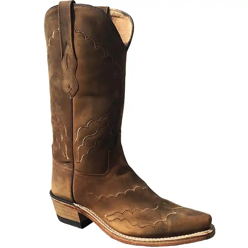 WESTERN DAMEN- UND JUNIOR-STIEFEL NUBUK NARROW TOE Heißes Angebot