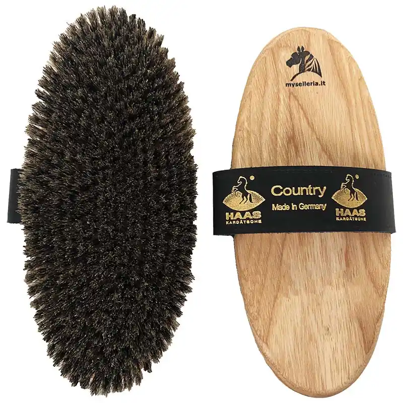 HAAS COUNTRY HOLZBÜRSTE MIT NATURBORSTEN Aktuell