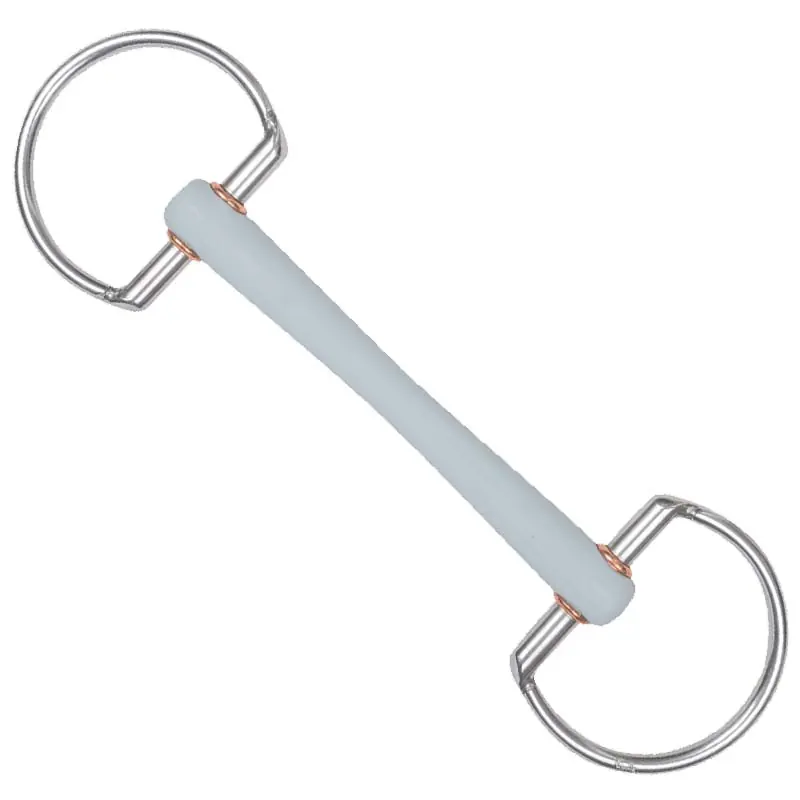 Beris Olivenkopftrense mit Weichem Mundstück und 6 cm Ringen Kostenloser Versand