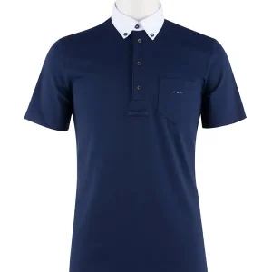 Schneller Versand Herren-Turniershirt AMBURGO | blau | 50 | ANI0010