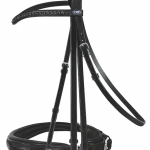 Ausverkauf Kandare Hubertus Schmidt Black Edition | silber | schwarz | WB | PAS0021