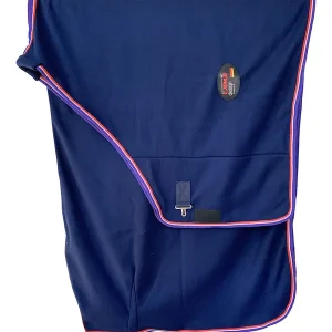 Must-Have Abschwitzdecke navy Einfass blau/weiß/rot | 155cm | 010479.3