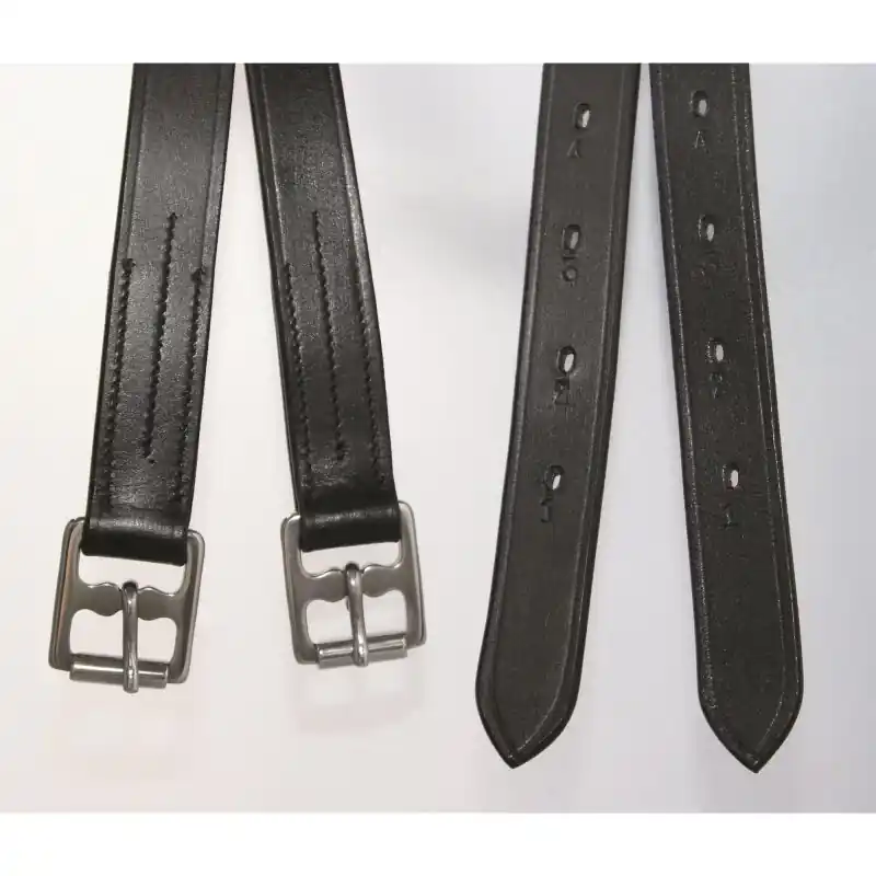 Schneller Versand Steigbügelriemen | schwarz | 140cm | 010505.3