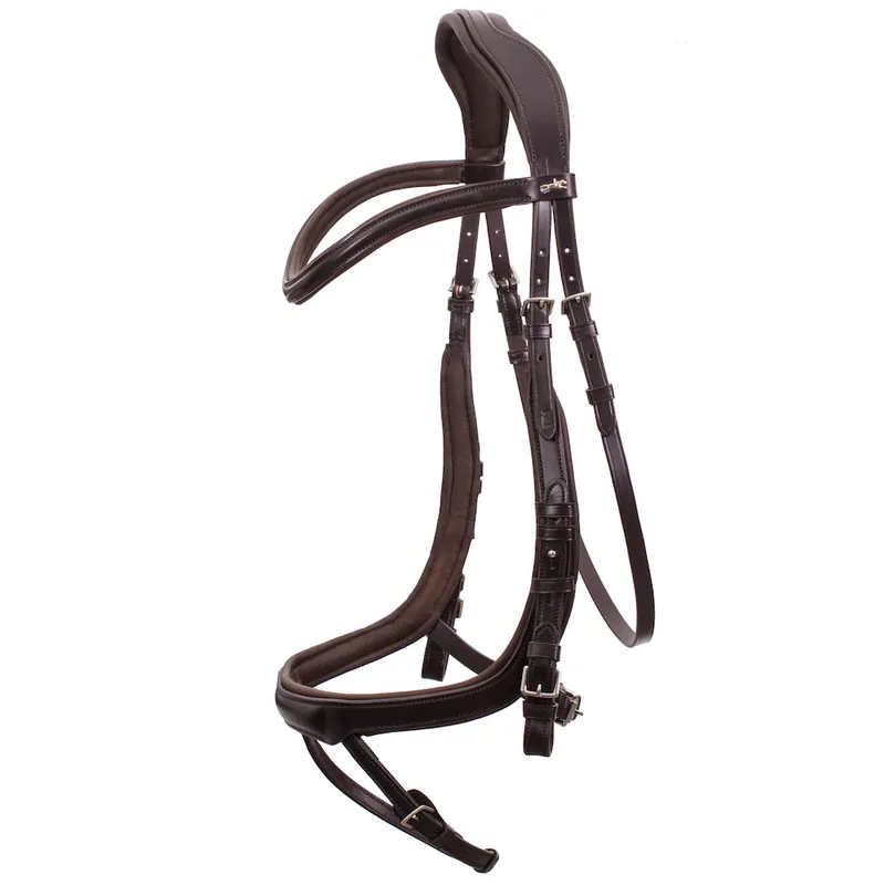Trense Equitus Alpha | espresso/silver | Warmblut | SMS003.1 Super-Preis