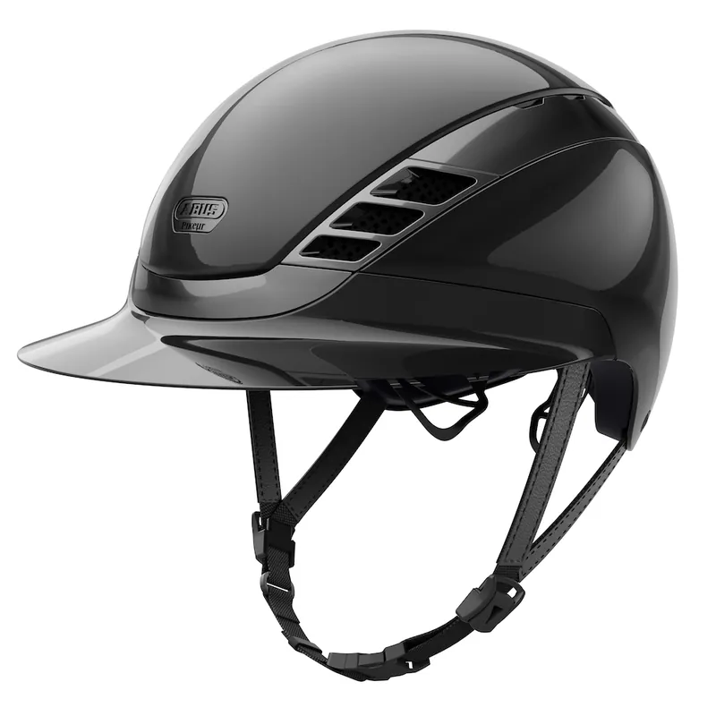 ABUS X Pikeur Reithelm AirLuxe Chrome L.V. | shiny black | L | PIK0030.2 Kostenloser Versand