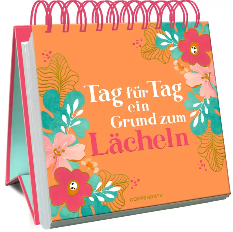 Großes Spiralaufstellbuch: Tag für Tag ein Grund zum Lächeln | COP80 Direkt Vom Hersteller