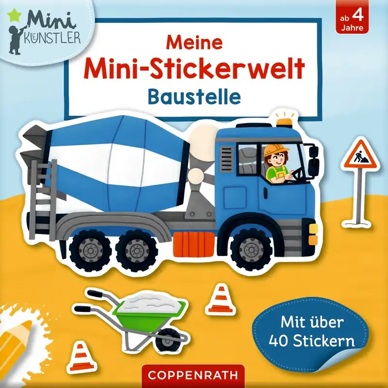 Meine Mini-Stickerwelt - Baustelle (Mini-Künstler) | COP121 Gratis Versand