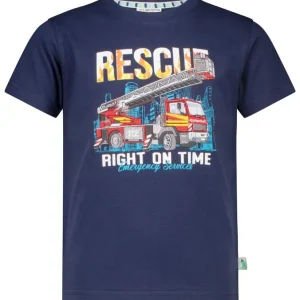 Sonderangebot Jungs T-Shirt Print EMB Fire Rescue | true navy | 116/122 | SAL25108.1