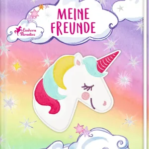Rabatt Freundebuch mit Plüsch-P.: Einhorn-Paradies- Meine Freunde | COP72446