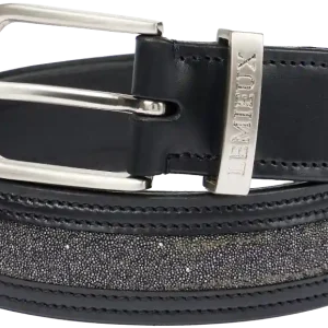 Gürtel mit Kristalleinsatz | 80cm | schwarz | LEMXIT04760002 Neu Im Sortiment