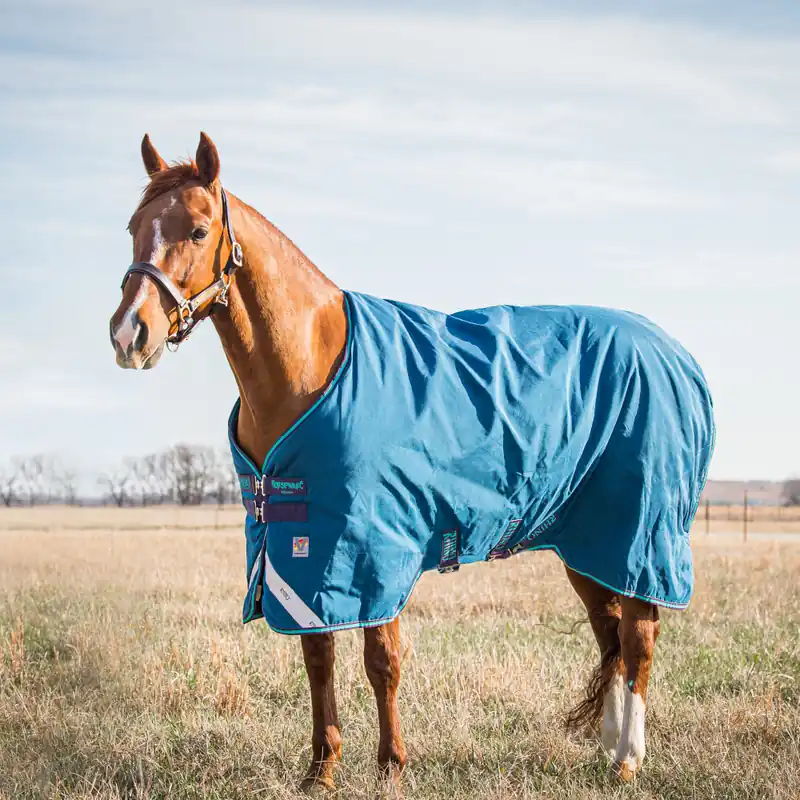 Versand Am Gleichen Tag Horseware Rhino Original Turnout Medium Vari Layer 250g - Marine/Gris , 115