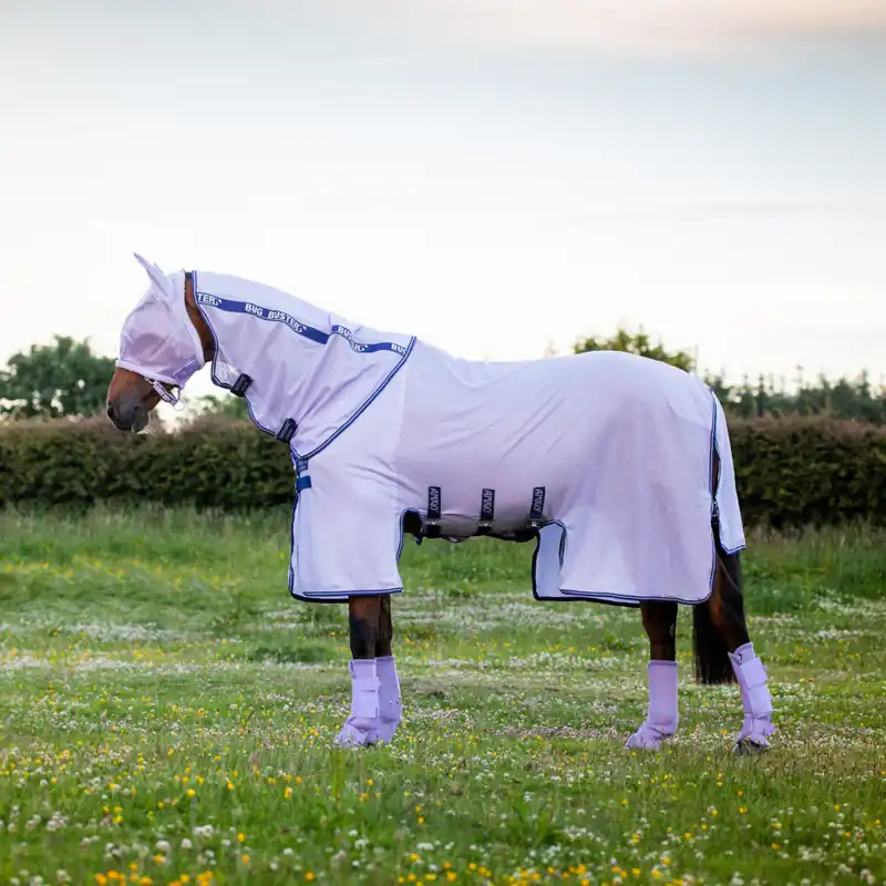 Finale Aktion Horseware Amigo Bug Buster - Azure Blue/Navy & Electric Blue, 145