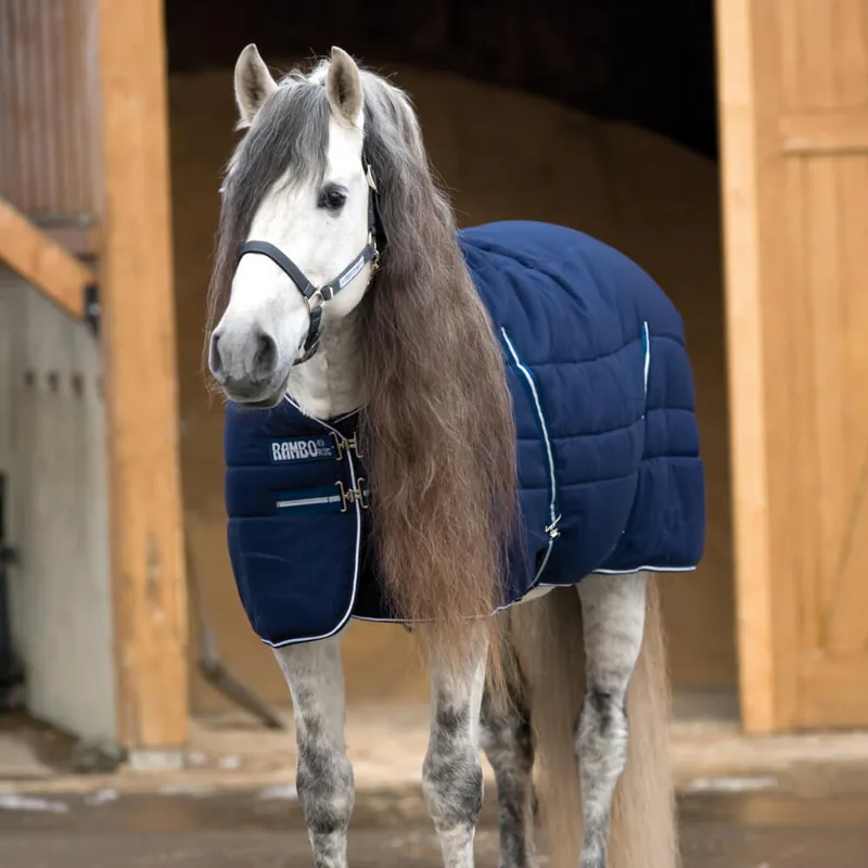 Versand Am Gleichen Tag Horseware Rambo Stable 400g - Navy, 130