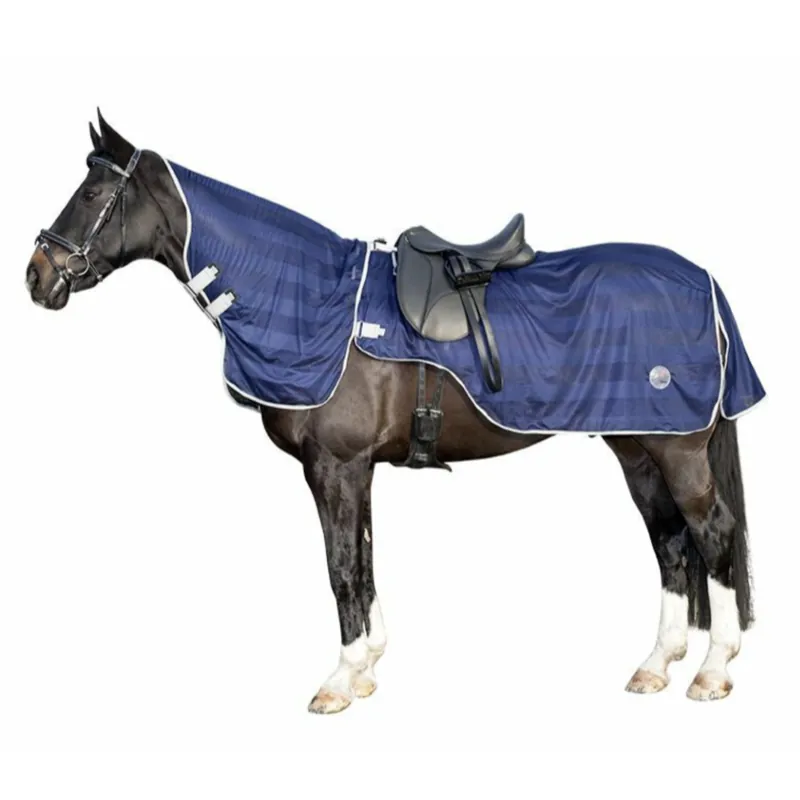 Angebot Couvre-reins anti-mouches HKM avec couvre-cou amovible - aqua, 95