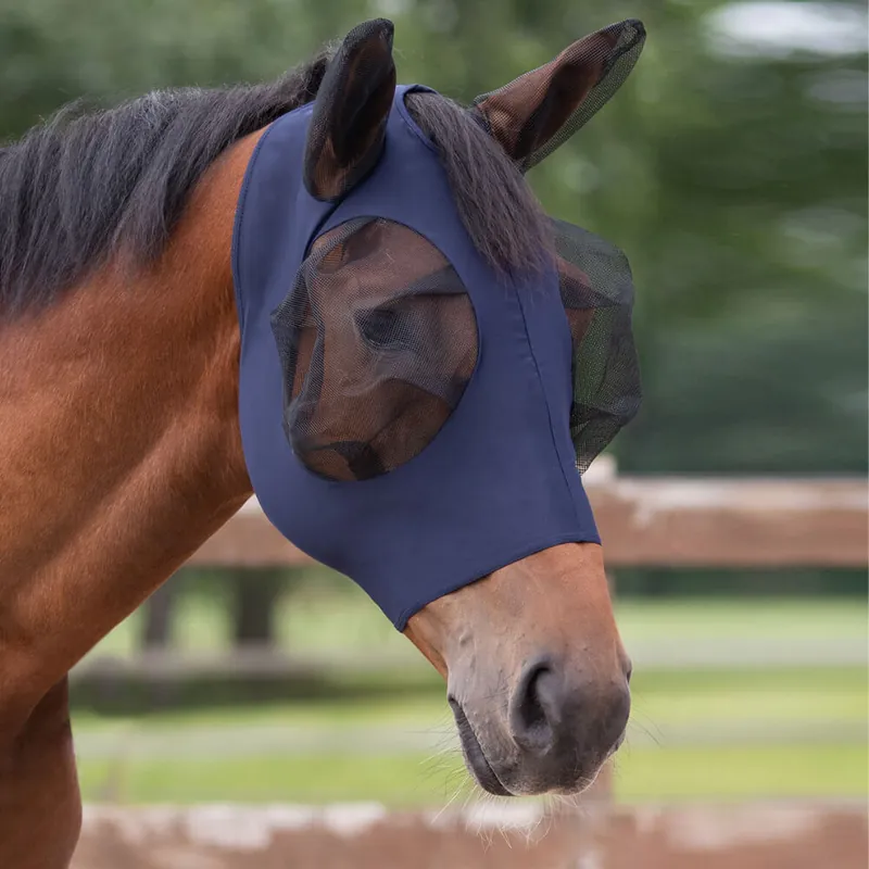 Solange Der Vorrat Reicht QHP Masque anti-mouches Super Bug - navy, Shetty
