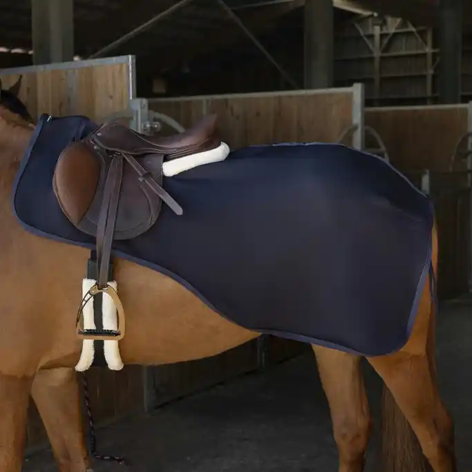 Bestpreis Couvre-reins Equithème - marineblau, 155