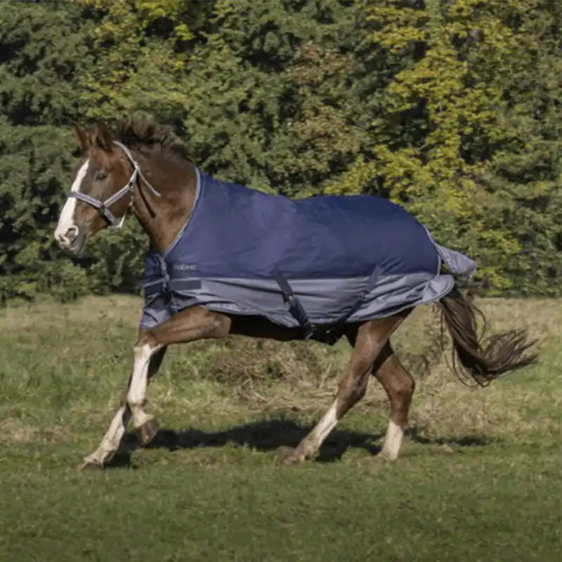 Beliebt Equithème Tyrex 600D 300g High Neck - marine/grau, 165