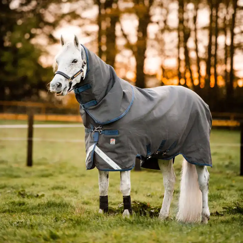Angebot Horseware Rhino Plus HexStop 100g - Grey/Indigo & Navy, 125