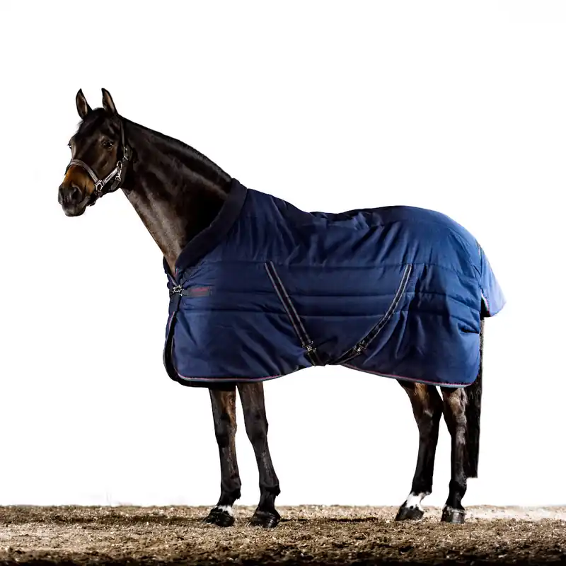 Horseware Rambo Cosy Stable 100g - Navy/Burgundy , 85 Versand Am Gleichen Tag