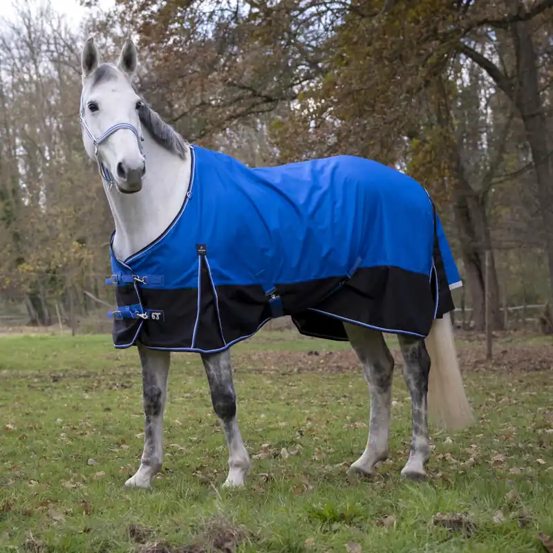 Angebot Equithème Tyrex 1200D Aisance 50g - blau/schwarz , 150