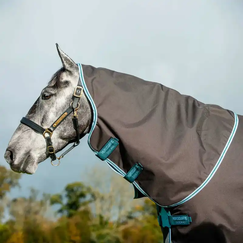 Abverkauf Horseware Amigo Bravo 12 Hood 0g - Navy/Titanium Grey/Silver, M