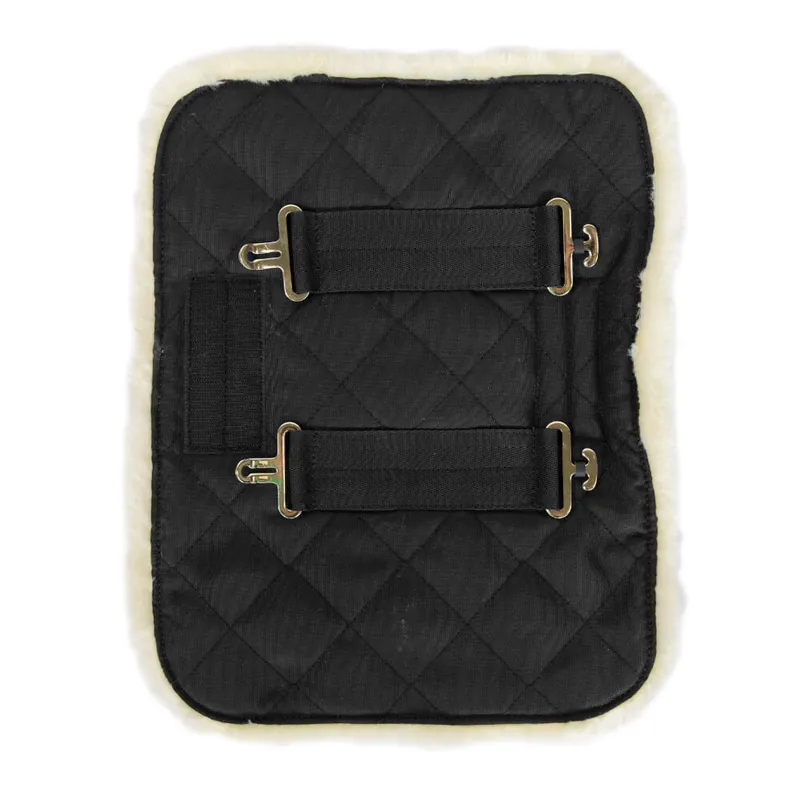 Wochenendangebot Kentucky Horsewear Chest Expander Quilted mit Lammfell und doppeltem T-Hakenverschluss - navy