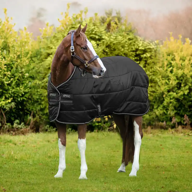 Abverkauf Horseware Amigo Diamond Insulator 200g - Navy/Titanium Grey, 155