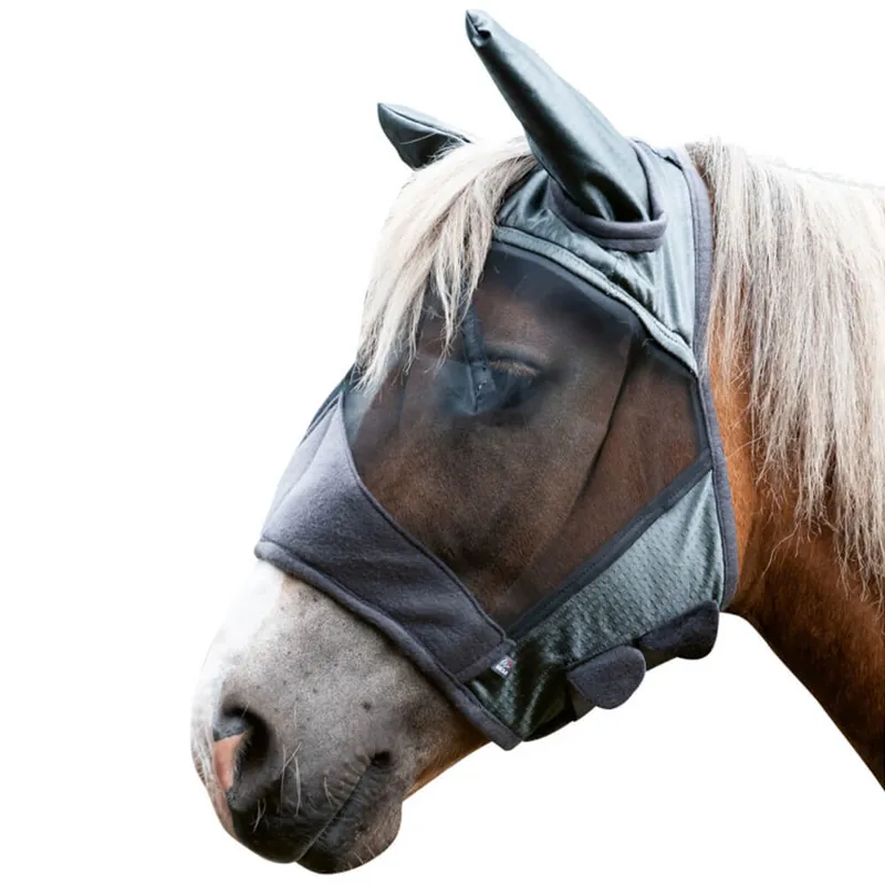Ausverkauf HKM Fliegenschutzmaske High Professional - dunkelblau, S