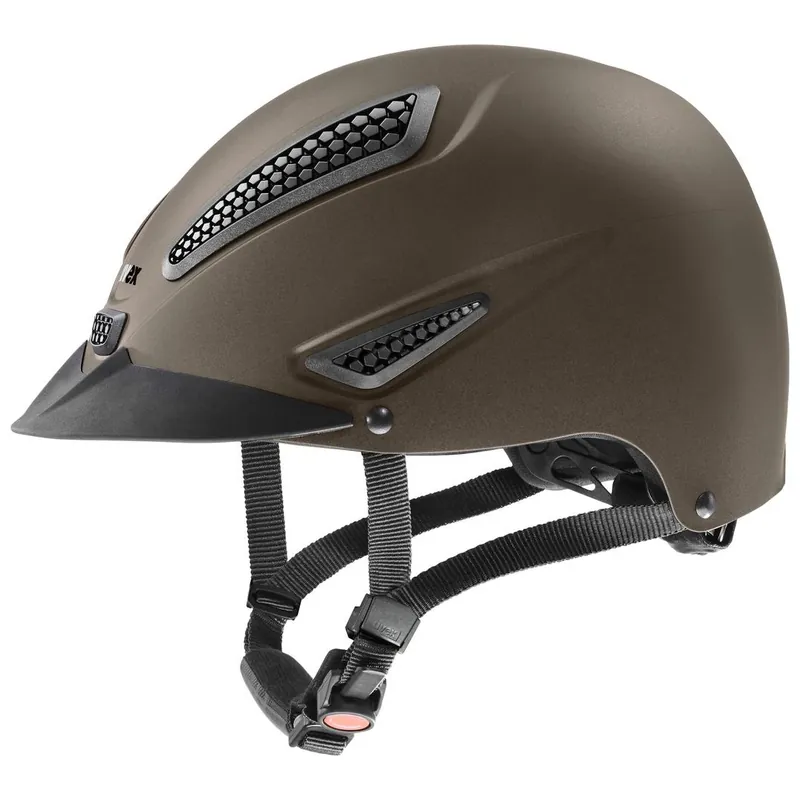 Aktuell uvex sports reithelm perfexxion iii 52 55 brown mat