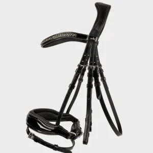 Finale Aktion Trense Stanford Glam in black\\/patent\\/silver