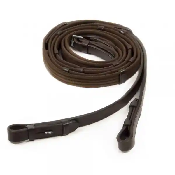 Gurtzügel mit Zaumhaken in dark brown\\/silver Preiswert