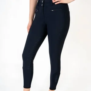 Neue Ware Reithose Damen Winter Heather Vollgrip  in true navy