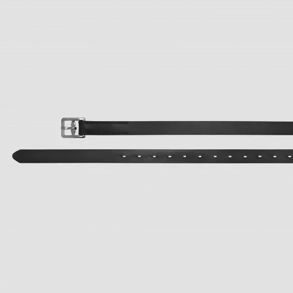 Steigbügelriemen schmal 25mm in schwarz Ausverkauf