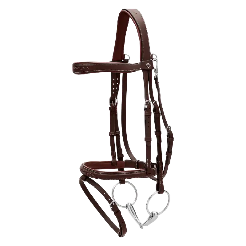 Beliebt Trense kombiniert mit Karabiner in braun