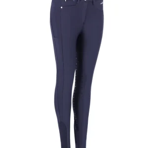 Sichere Zahlung Reithose Damen Electra II Vollgrip in dark blue
