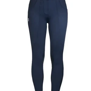 Nur Heute Reithose Damen Compression Jump Supreme Kniegrip in Midnight Blue